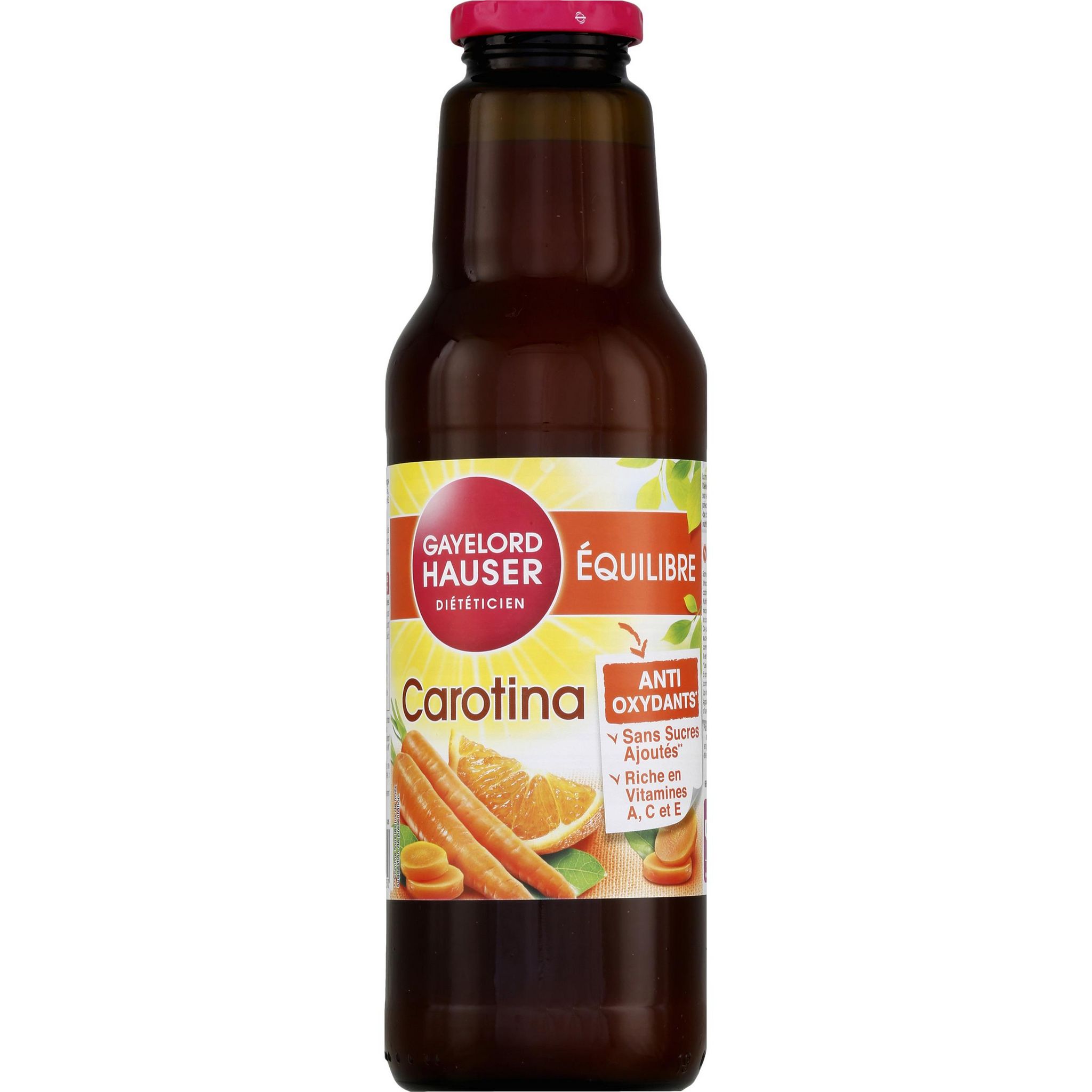 Voir la diapositive 2 : GAYELORD HAUSER Jus carotina équilibre 75cl
