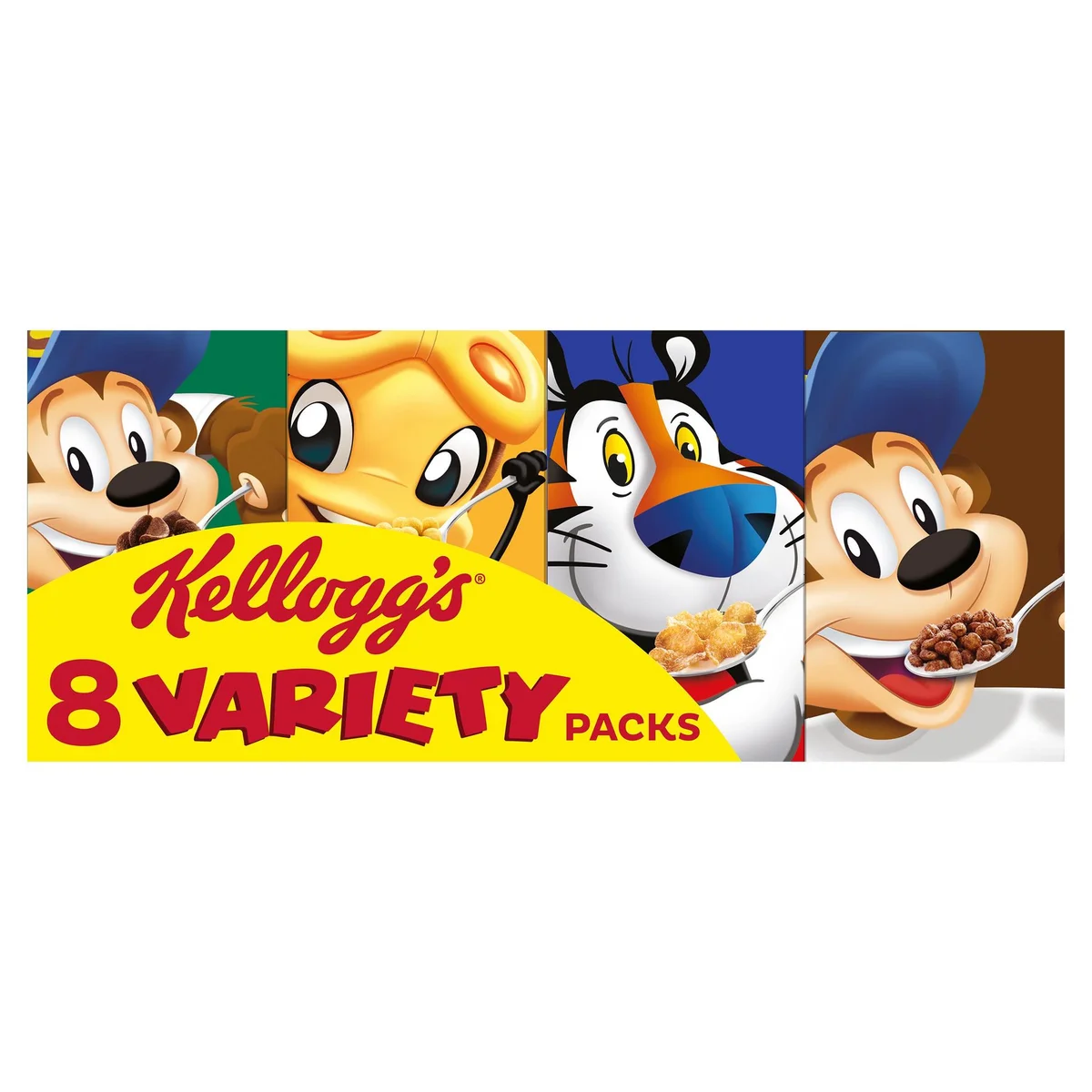 KELLOGG'S Céréales 8 variétés mini paquets individuels 8 paquets 215g ...