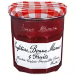 BONNE MAMAN Confiture 4 fruits rouges fraises cerises groseilles et cassis 370g