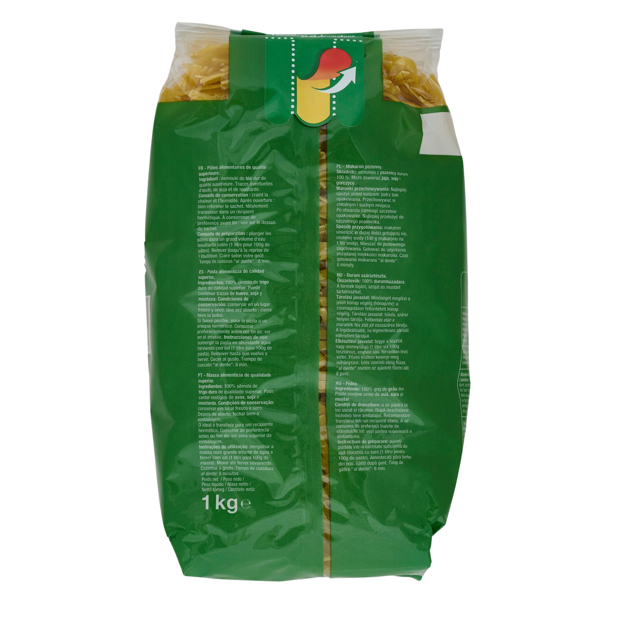 Voir la diapositive 4 : AUCHAN Nouilles 1kg