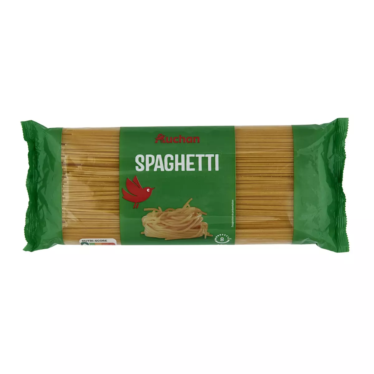 AUCHAN Spaghetti de qualité supérieure 1kg
