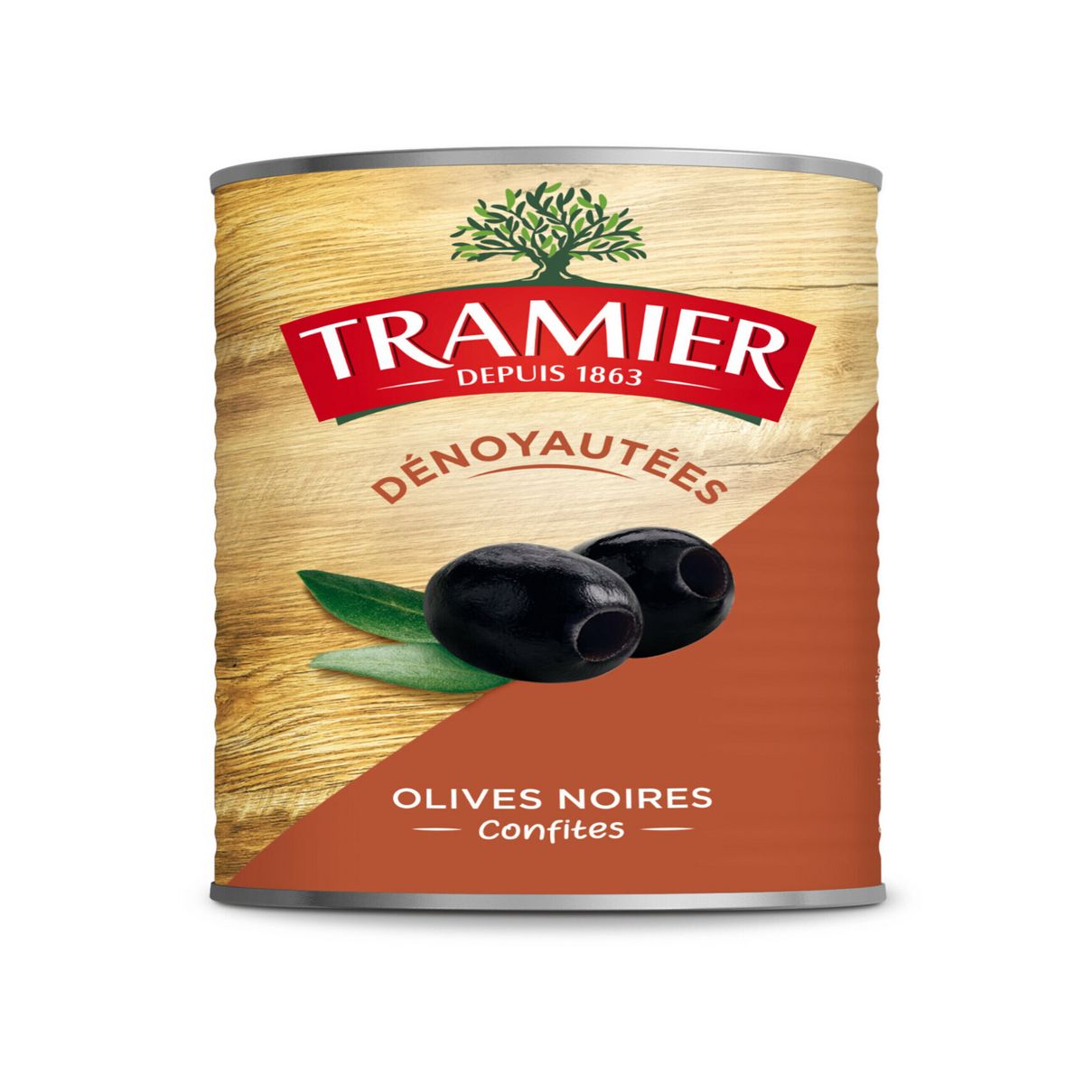 TRAMIER Olives noires dénoyautées 180g