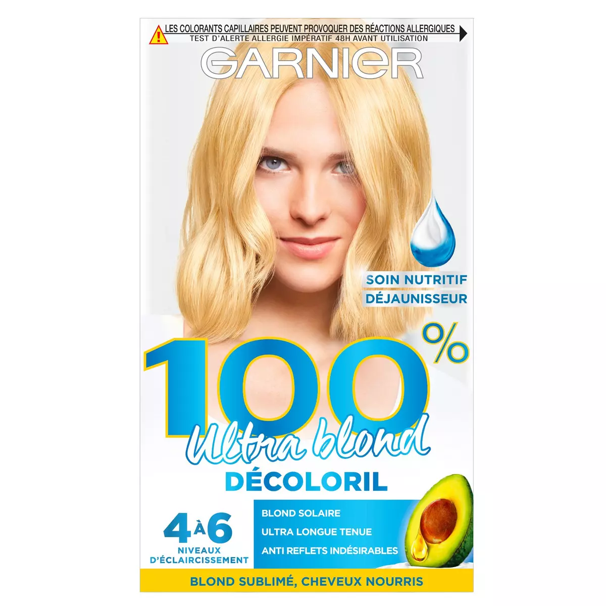 GARNIER 100% ultra blond décolorant sans ammoniaque 1 kit