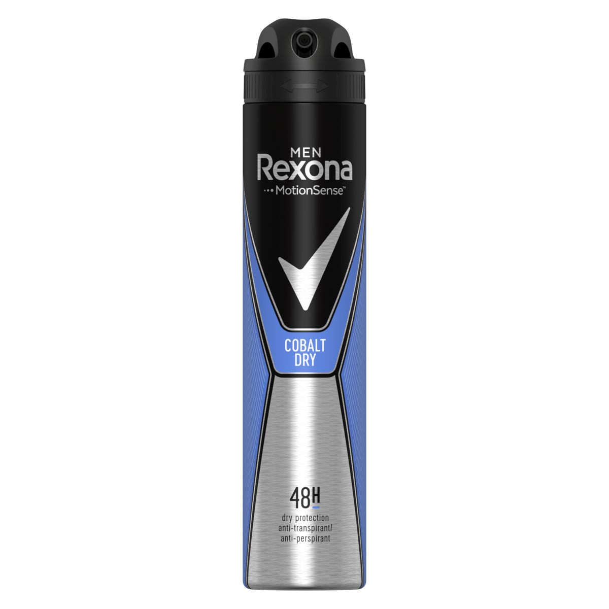 REXONA MEN Déodorant spray 48h homme cobalt dry 200ml