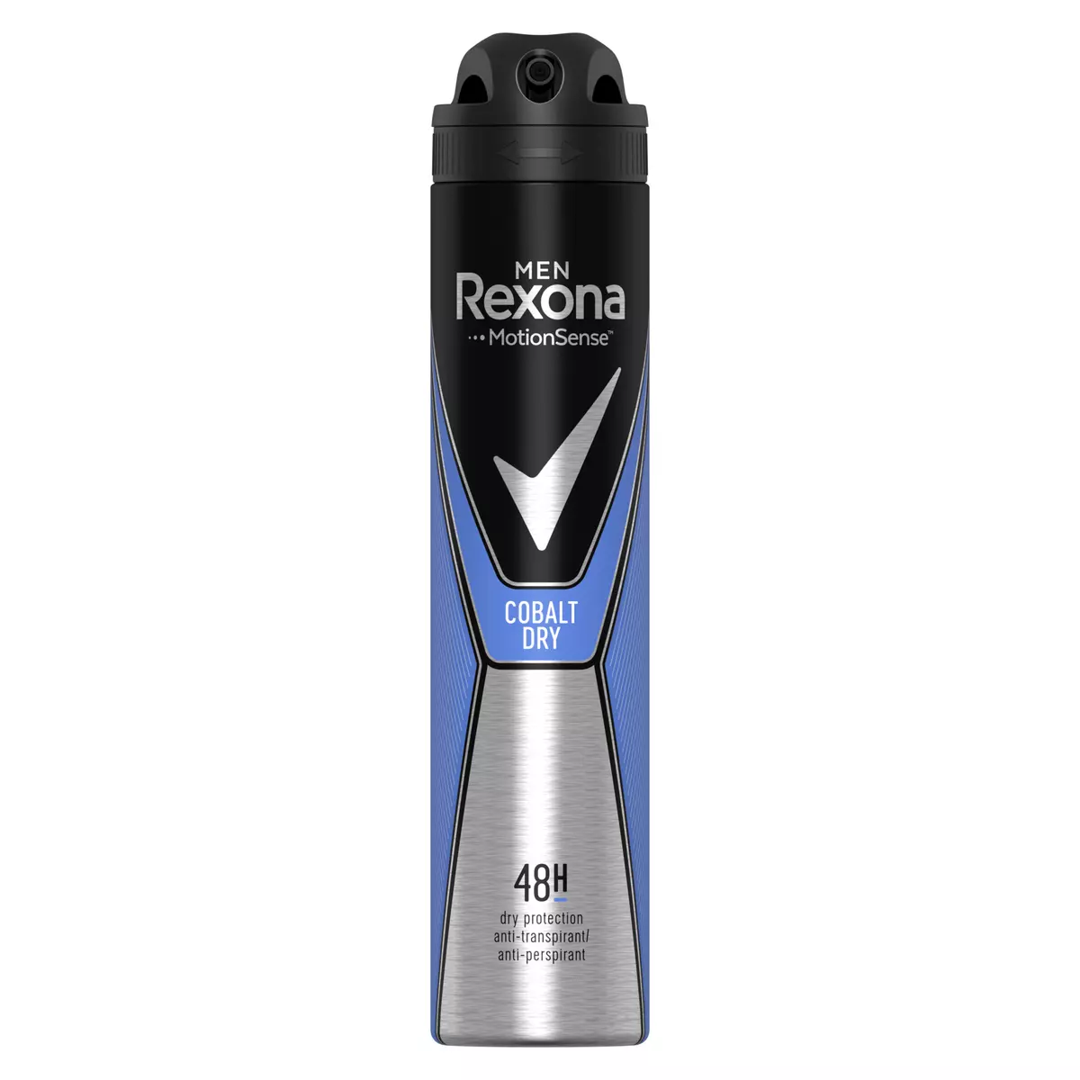 REXONA MEN Déodorant spray 48h homme cobalt dry 200ml