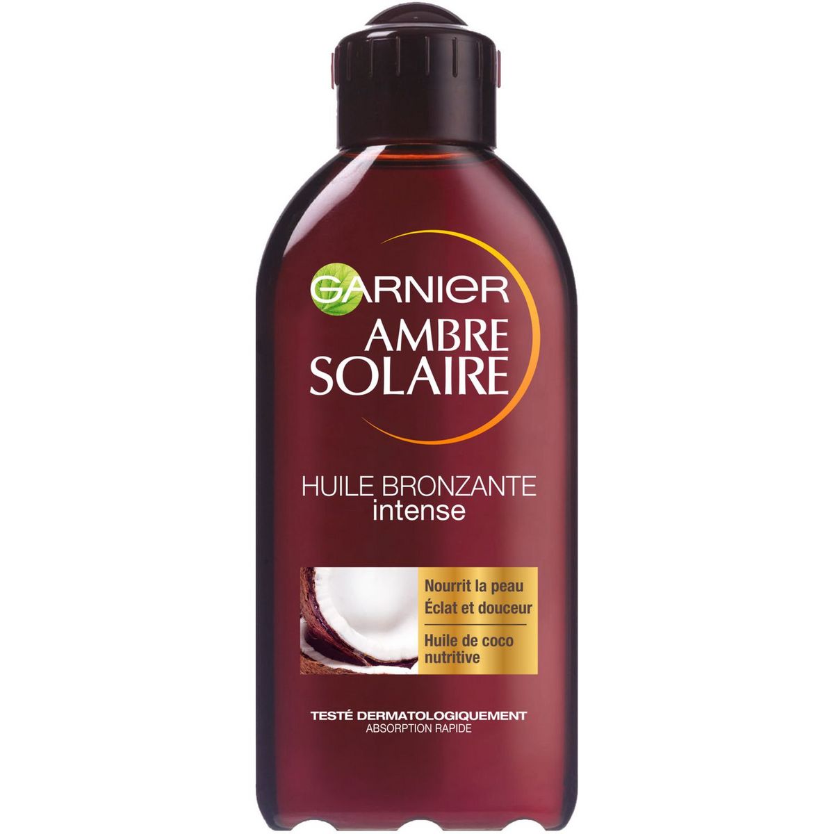 GARNIER Ambre Solaire Huile bronzante intense à l'huile de coco 200ml