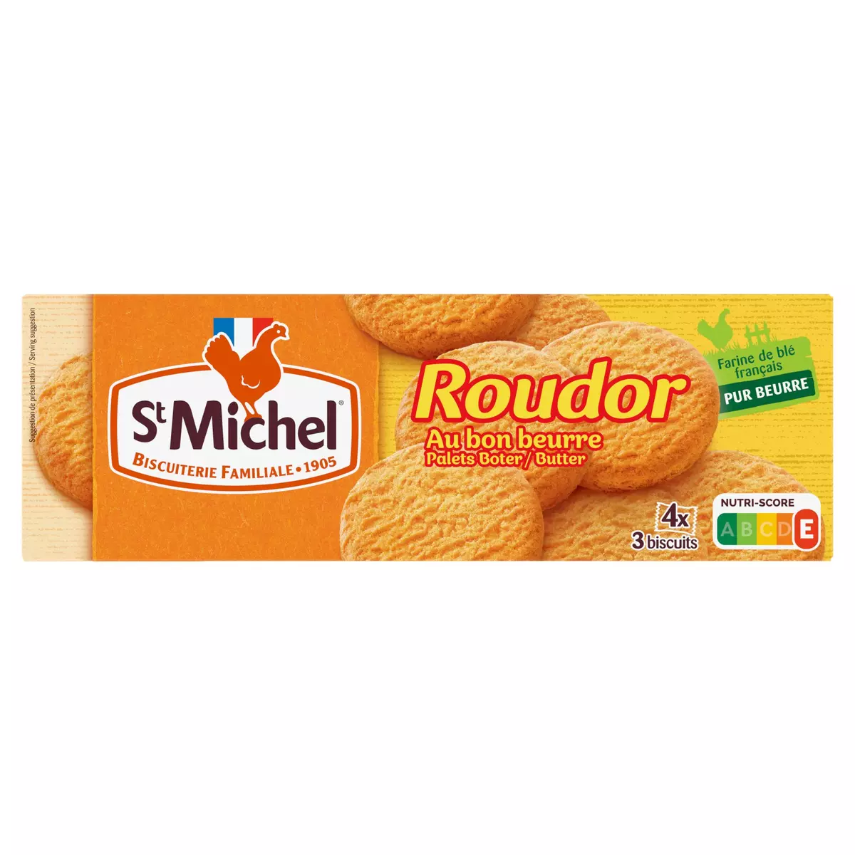 ST MICHEL Roudor biscuits croustillants et fondants, sachets fraîcheur 150g