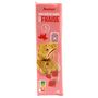 Voir la diapositive 2 : AUCHAN Mon goûter biscuits fourrés saveur fraise 16 biscuits 300g
