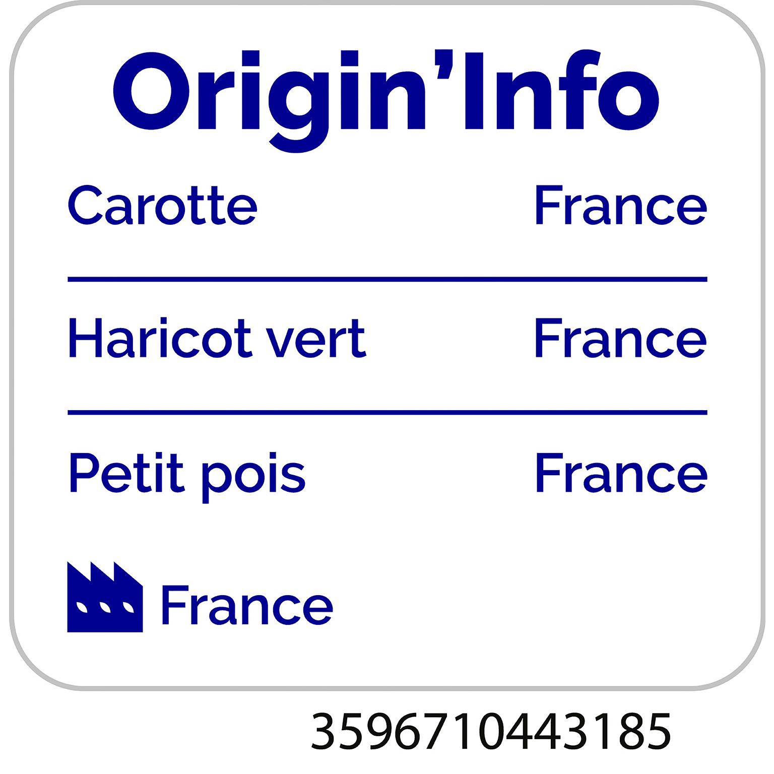 Voir la diapositive 3 : AUCHAN Macédoine de légumes 3x130g