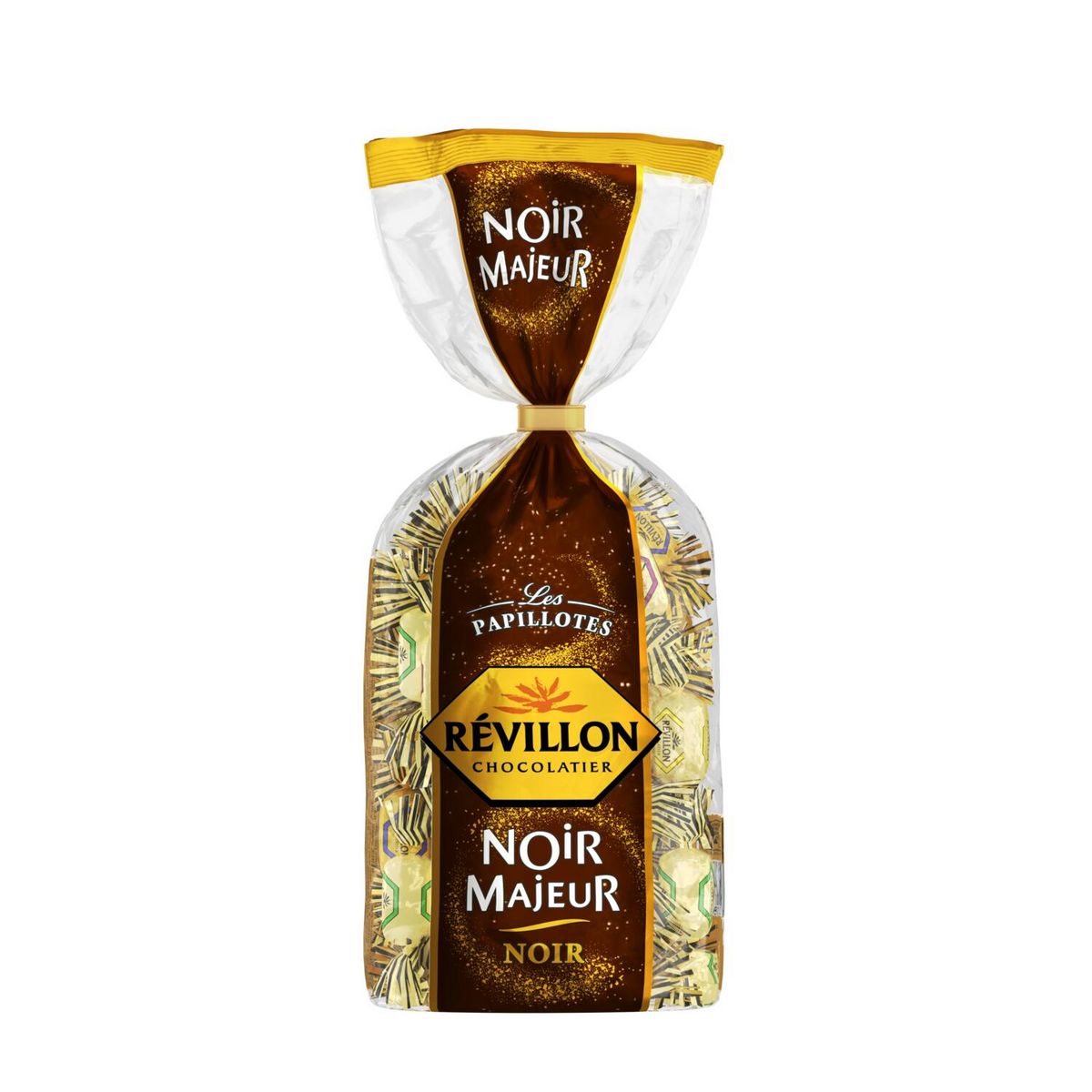 REVILLON CHOCOLATIER Noir Majeur les papillotes de chocolat noir 420g