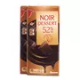 AUCHAN Tablette de chocolat noir pâtissier 52% de cacao 2 pièces 2x200g
