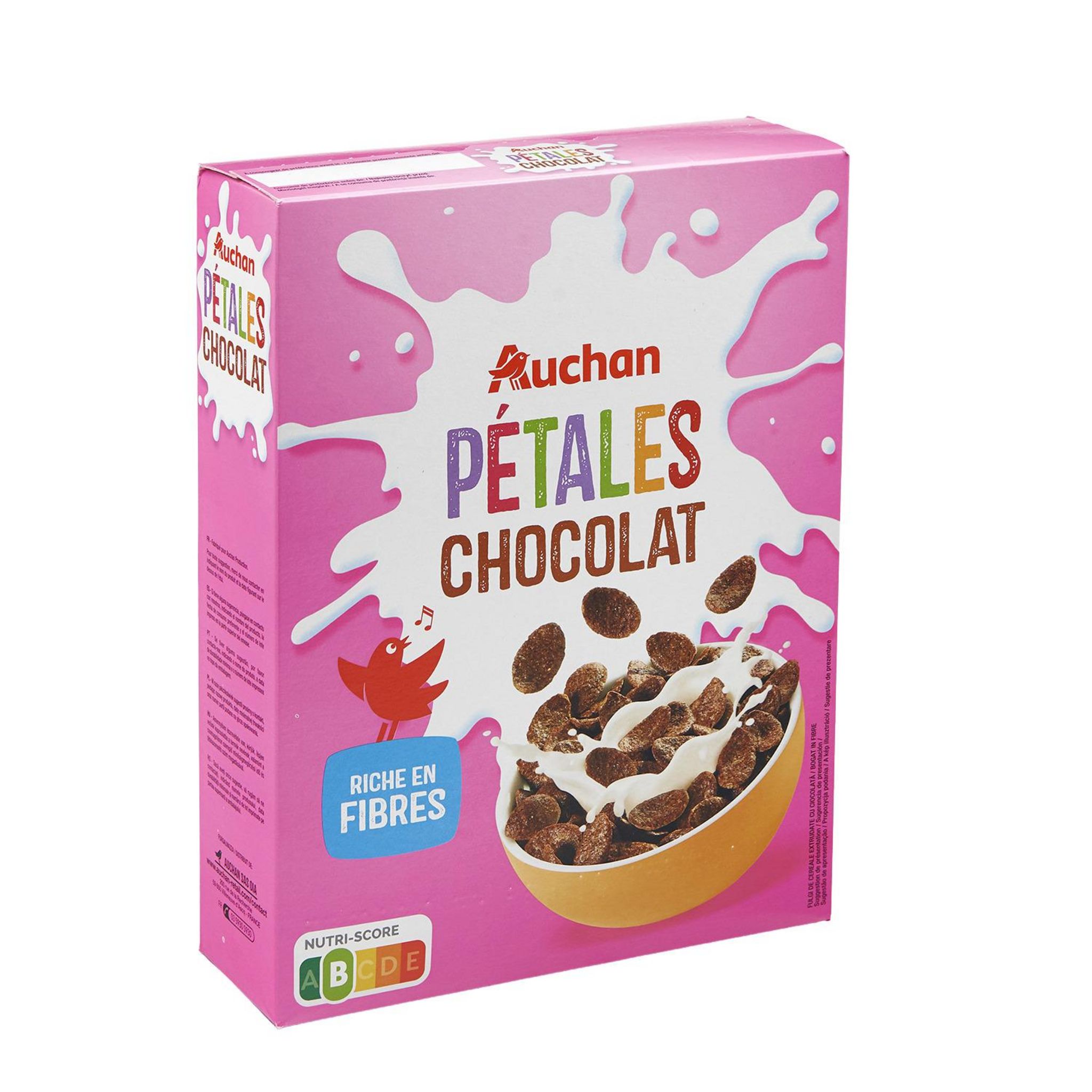 Voir la diapositive 3 : AUCHAN Cao flakes céréales au chocolat 375g