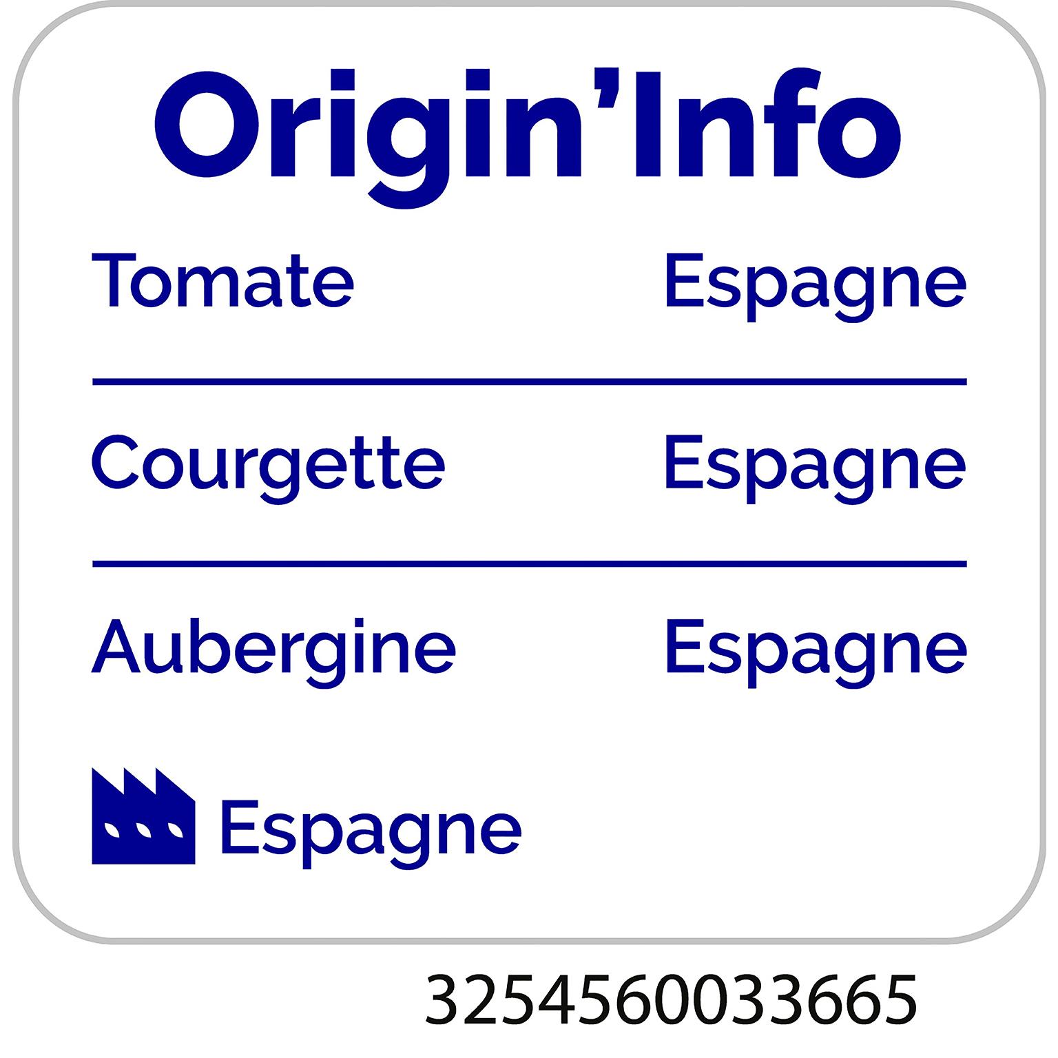 Voir la diapositive 6 : AUCHAN Ratatouille 750g