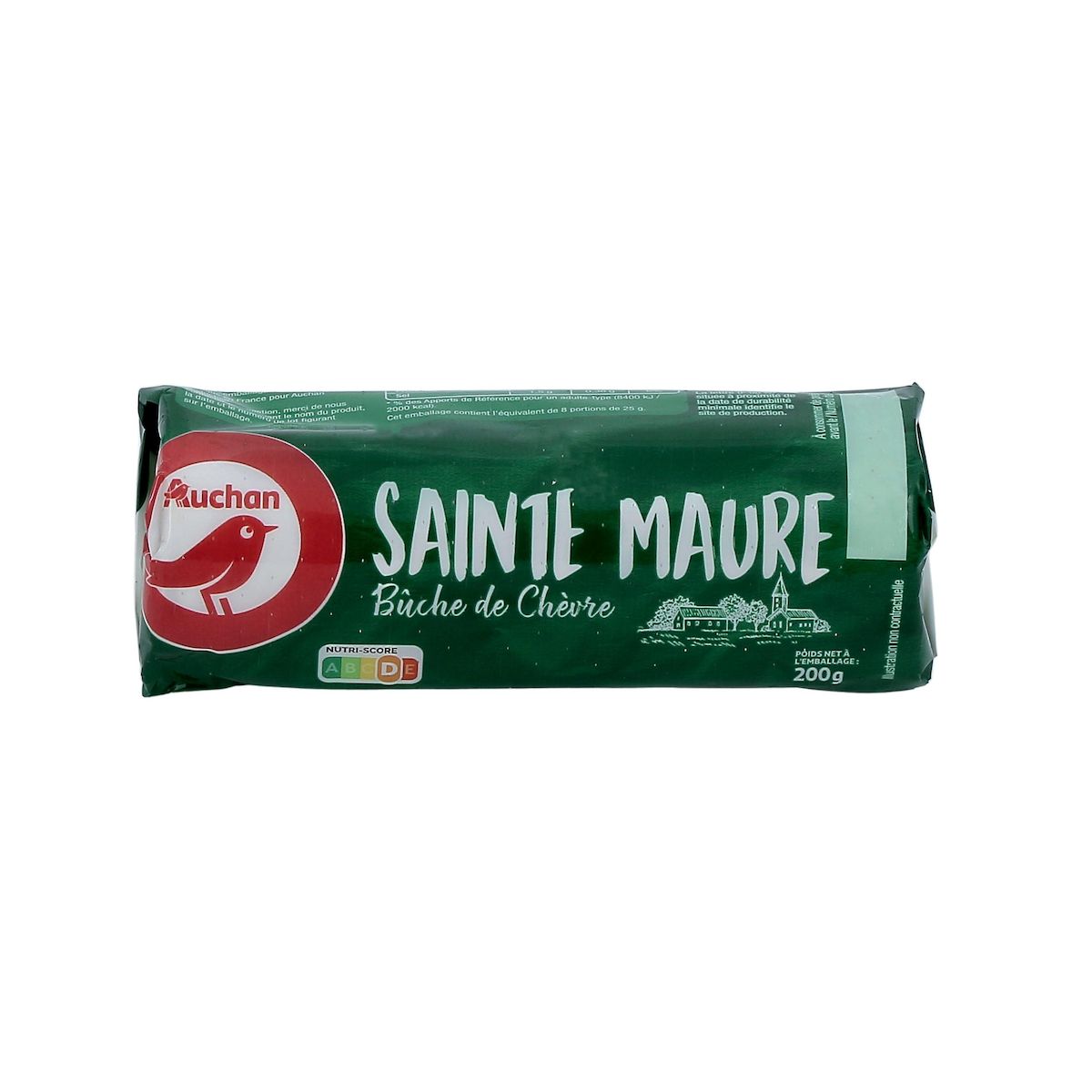AUCHAN Bûche de chèvre Sainte-Maure 200g