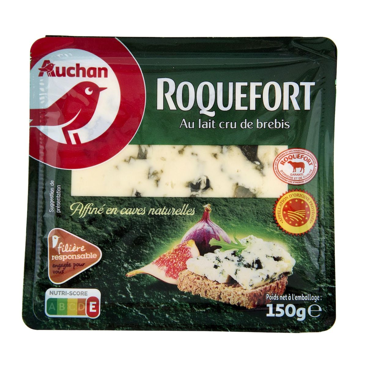 AUCHAN CULTIVONS LE BON Roquefort AOP 150g