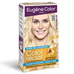 EUGENE COLOR Color & Eclat coloration permanente éclaircissante 100 blond clair naturel 3 produits 1 kit