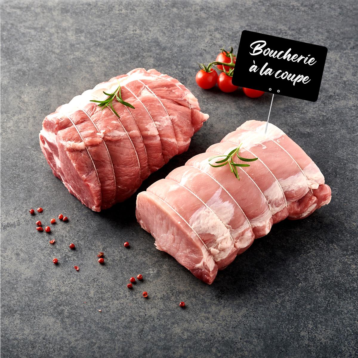 MON BOUCHER Longe de porc sans os à rôtir Label Rouge 6 portions 1.3 kg à 1.94 kg