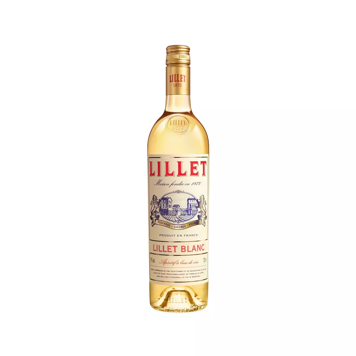 LILLET Apéritif à base de vin blanc 17% 75cl