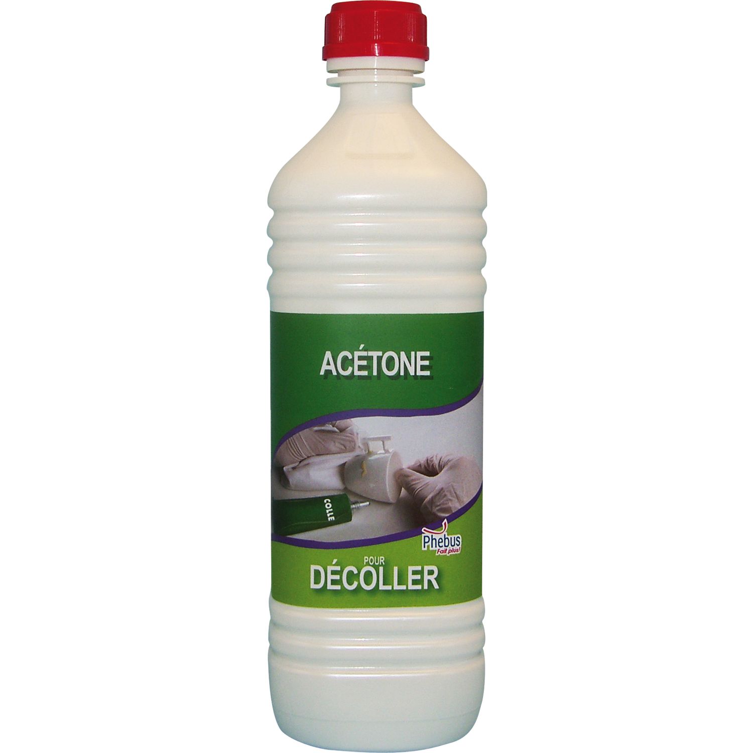 Voir la diapositive 2 : PHEBUS Acétone pour dégraisser et décoller