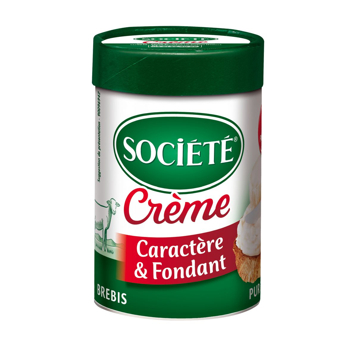 SOCIETE Crème de fromage fondu de brebis 100g