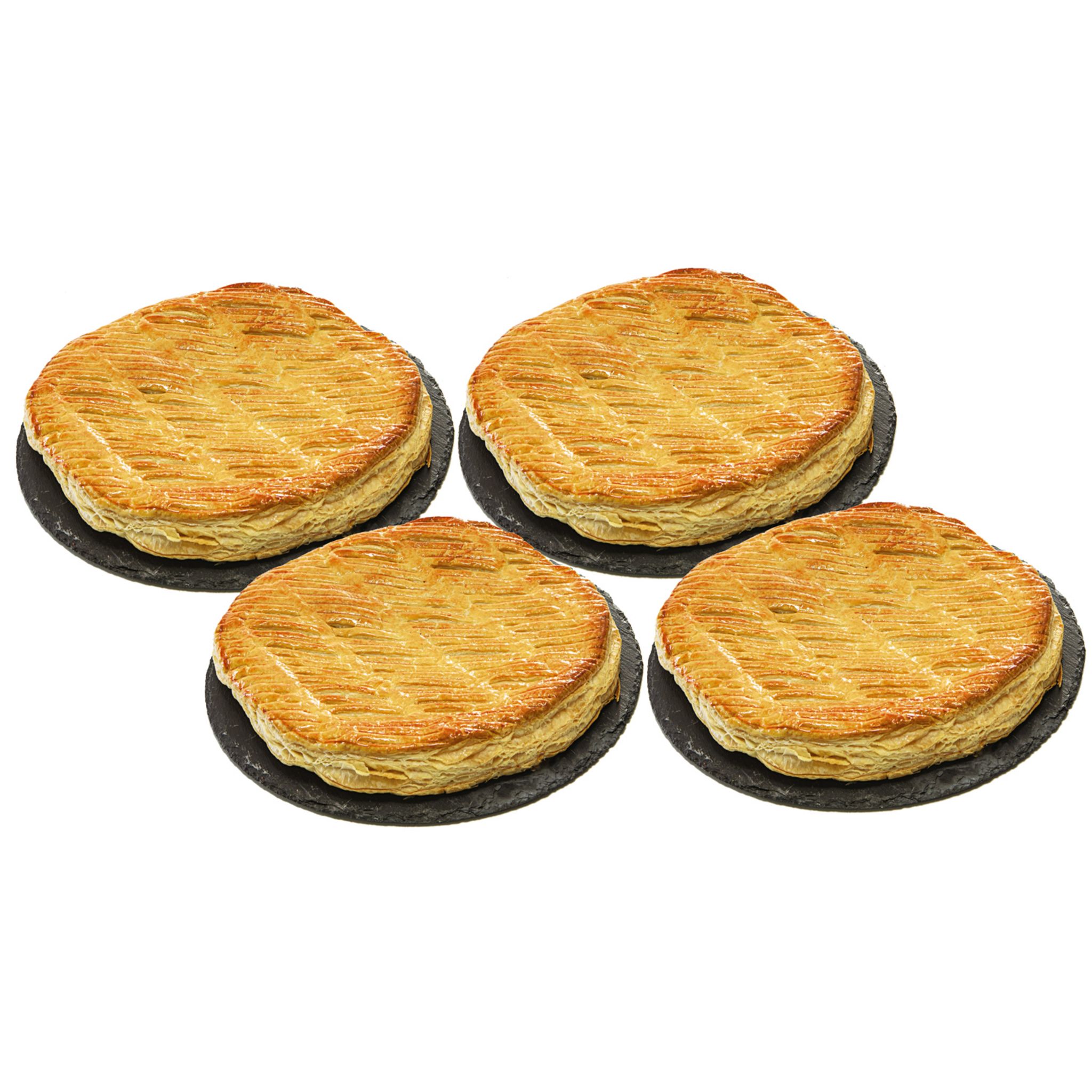 MON PÂTISSIER Galette Des Rois à la frangipane pur beurre individuelle 4 pièces 440g