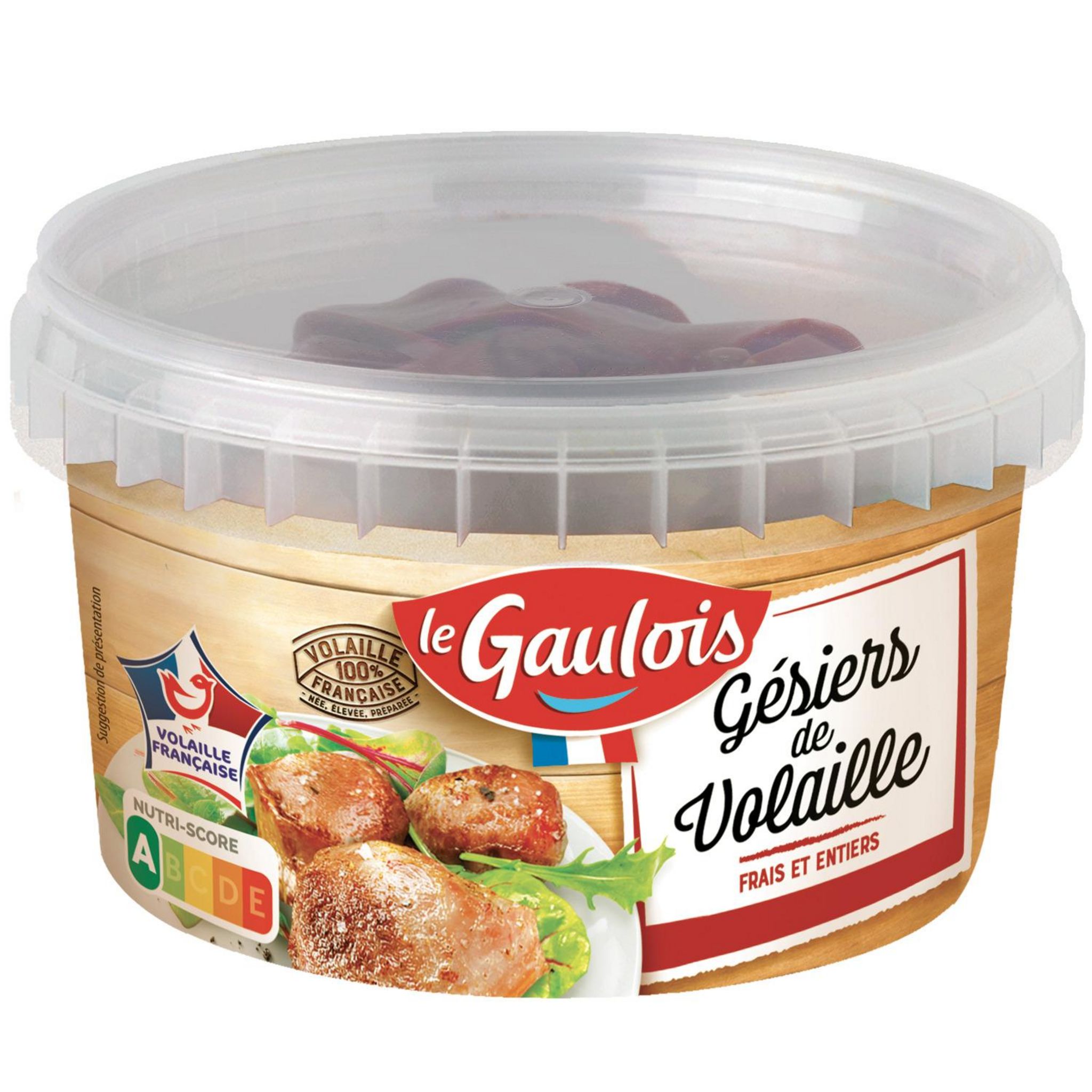 LE GAULOIS Gésiers de volaille frais et entiers 350g