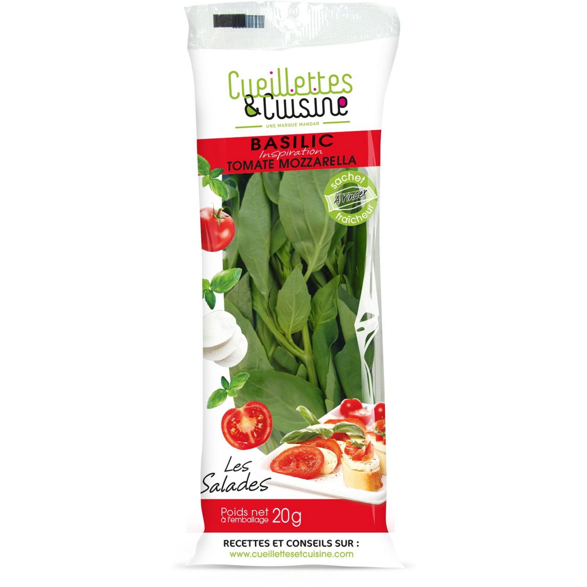 Basilic frais en barquette 20g