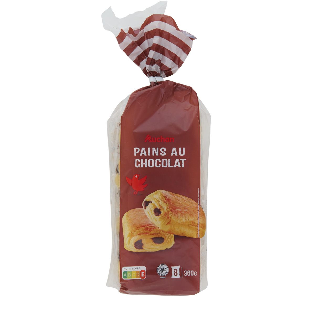 AUCHAN Pains au chocolat 8 pièces 360g