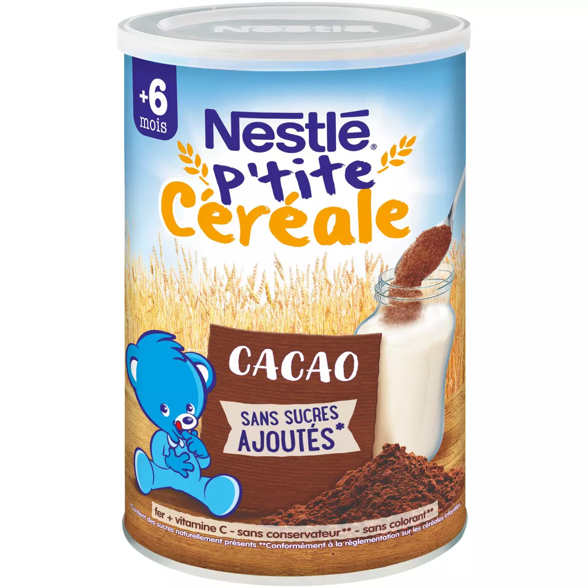 NESTLE P'tite céréale au cacao en poudre dès 6 mois 400g