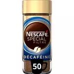 NESCAFE Café soluble décaféiné intensité 7 spécial filtre 100g