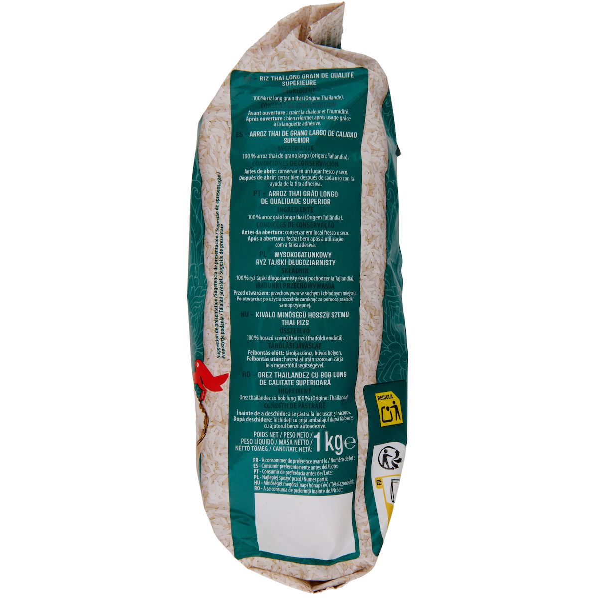 AUCHAN Riz thaï prêt en 11min 1kg