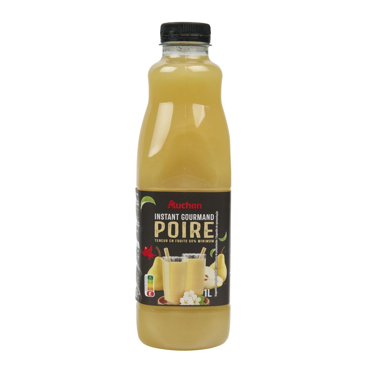 AUCHAN Nectar Instant Gourmand poire 1l