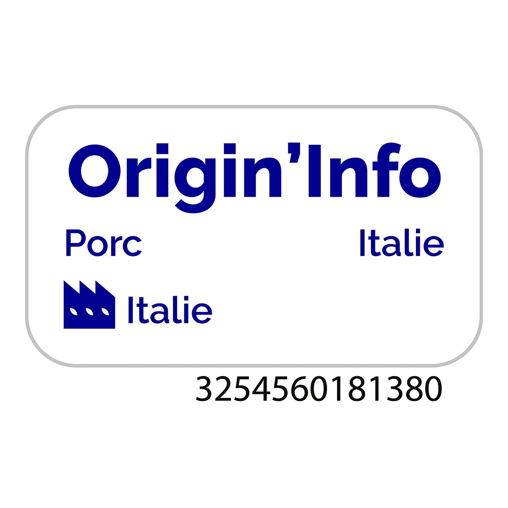 Voir la diapositive 4 : AUCHAN TAVOLA IN ITALIA Jambon sec de Parme AOP 6 tranches 80g