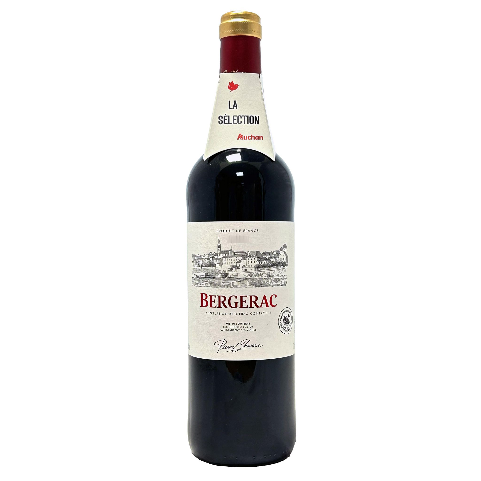Voir la diapositive 2 : PIERRE CHANAU Vin rouge AOP Bergerac 75cl