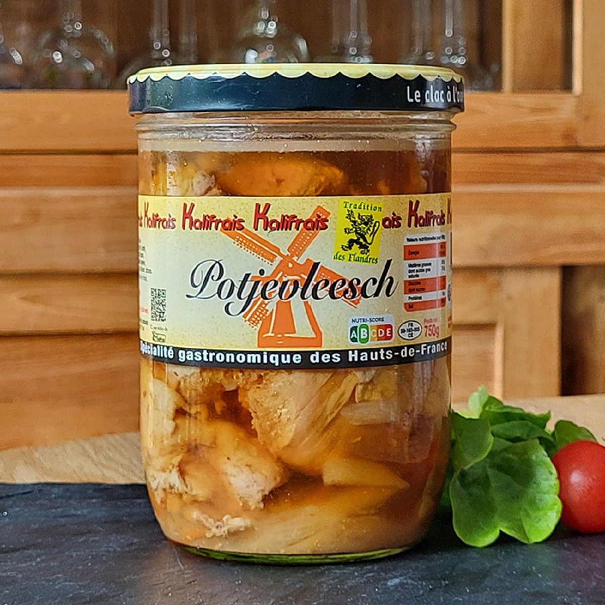 KALIFRAIS Potjevleesch Dunkerquois 2 parts 750g
