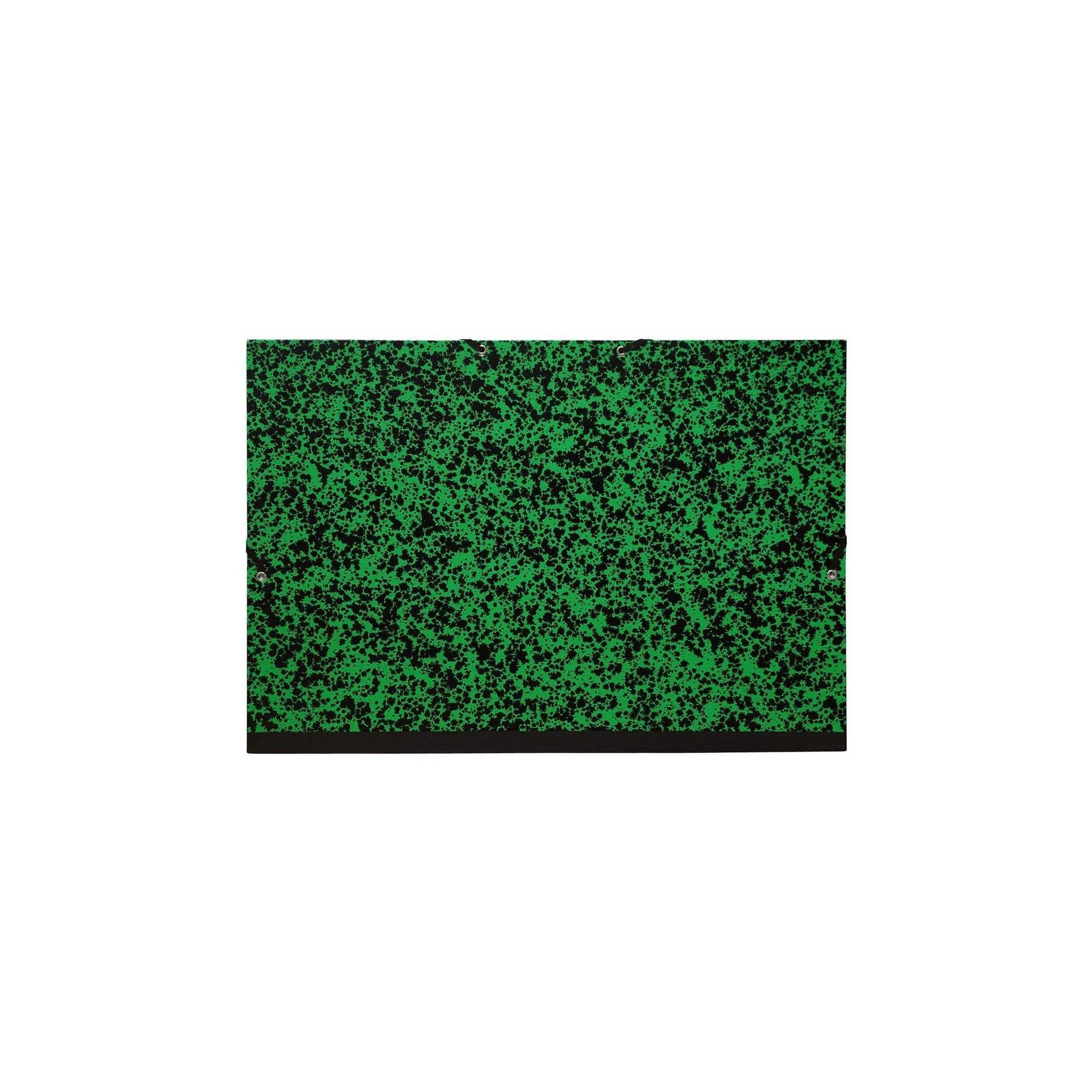EXACOMPTA Carton à dessin avec élastique vert Annonay, 37x52cm