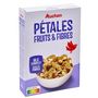 Voir la diapositive 3 : AUCHAN Fruits & fibres céréales aux fruits 500g