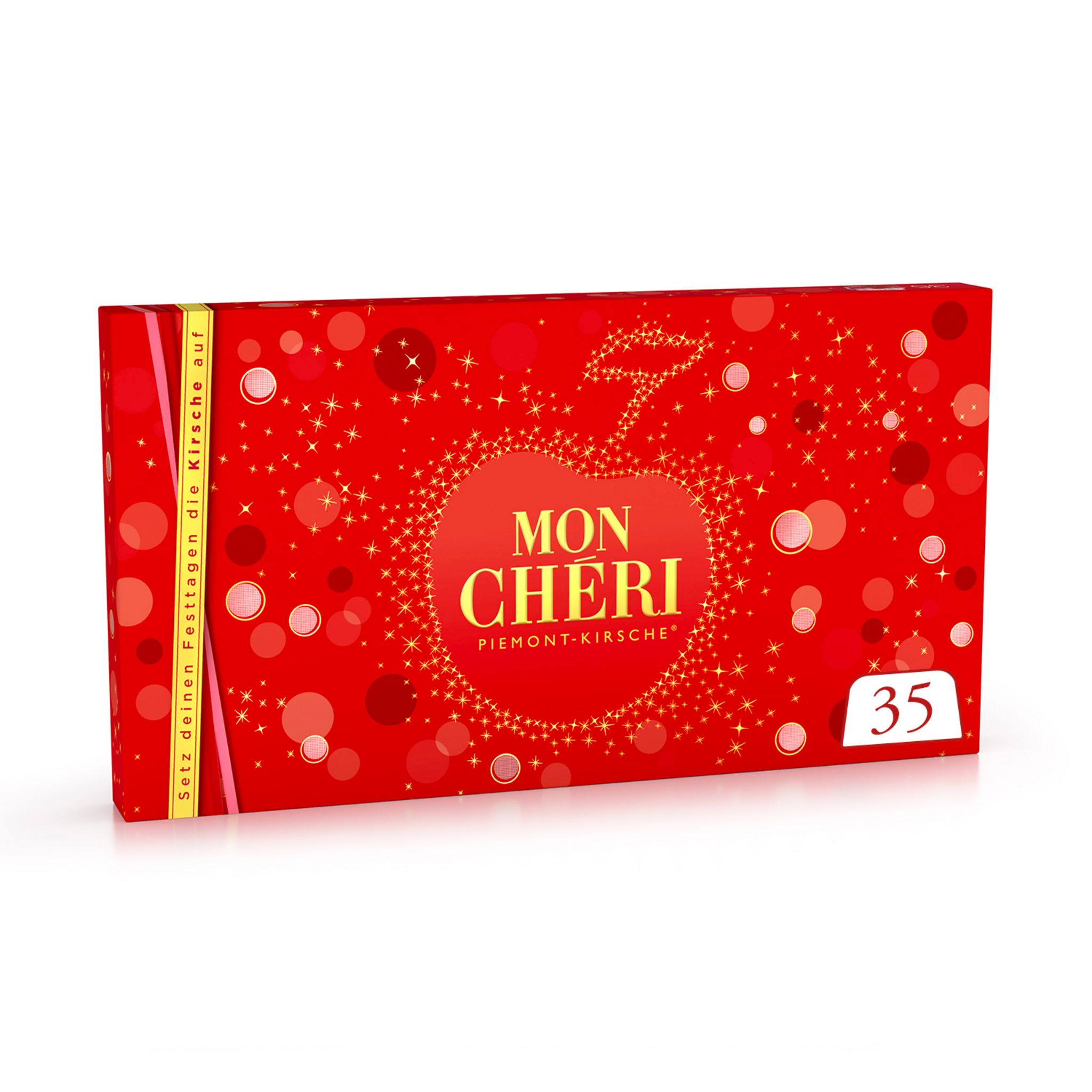MON CHERI Mon Chéri Chocolat fin fourrés cerise et liqueur 35 pièces 367,5g