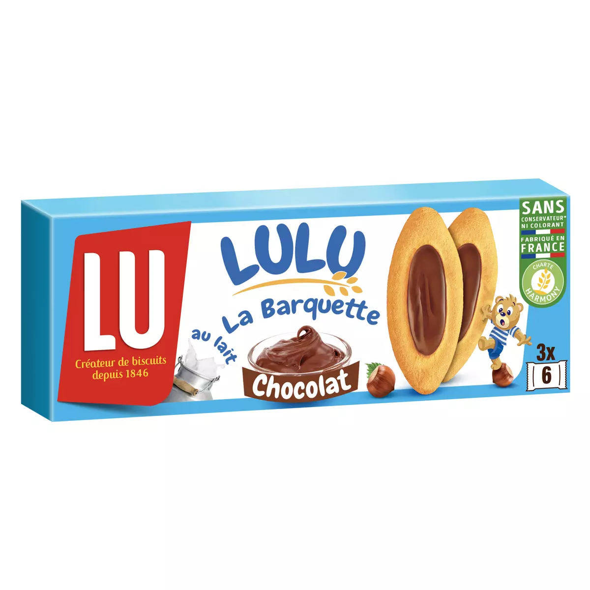 LU Lulu barquettes au chocolat 120g