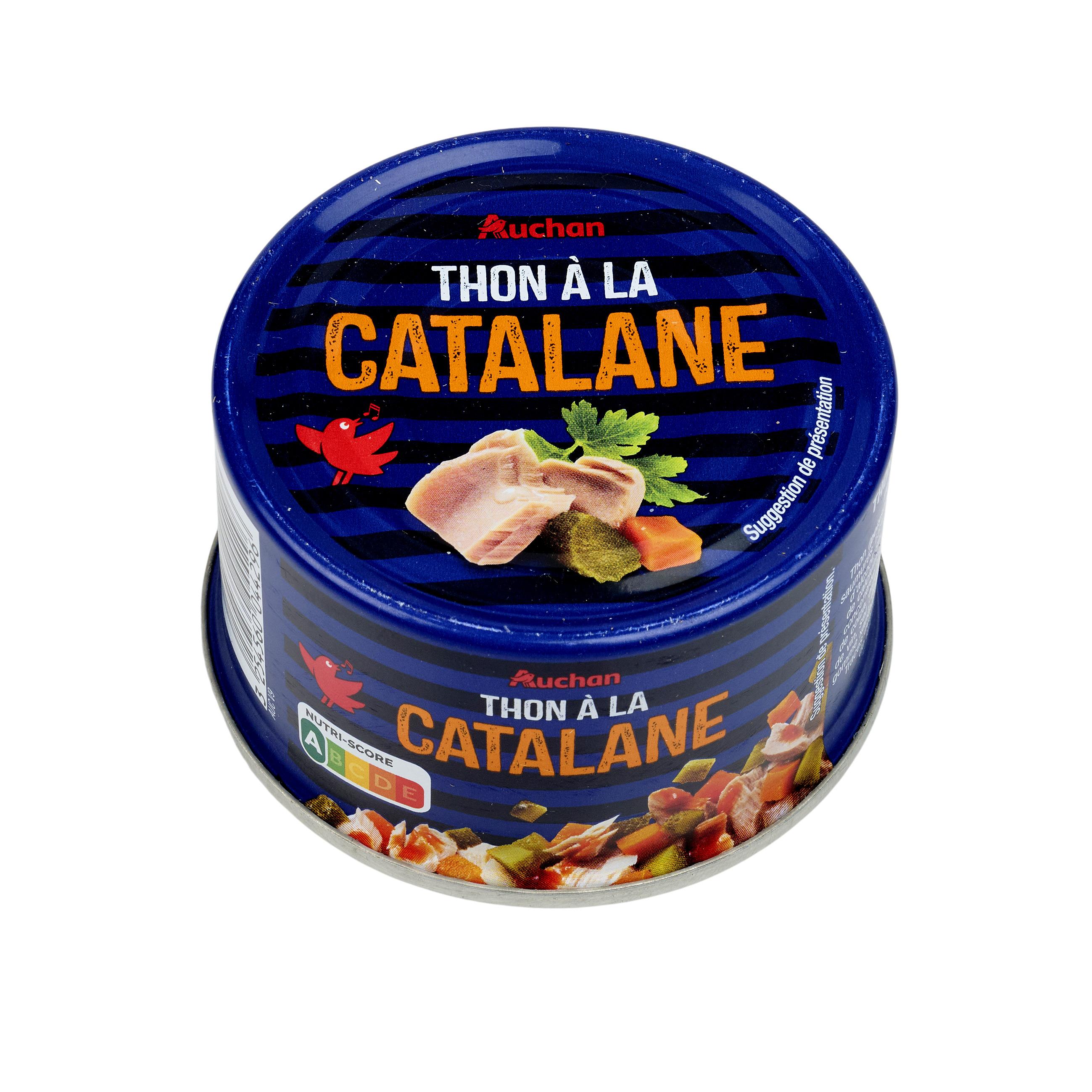 Voir la diapositive 2 : AUCHAN Thon à la catalane 135g