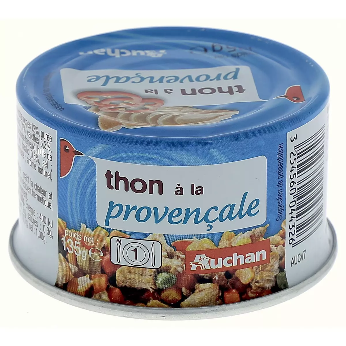 AUCHAN Thon à la provencale 1 portion 135g