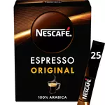 NESCAFE Café espresso pur Arabica en stick 25 sticks 45g