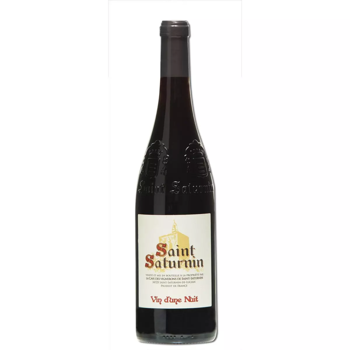Vin rouge AOP Languedoc Saint-Saturnin Vin d'une Nuit 2017 75cl