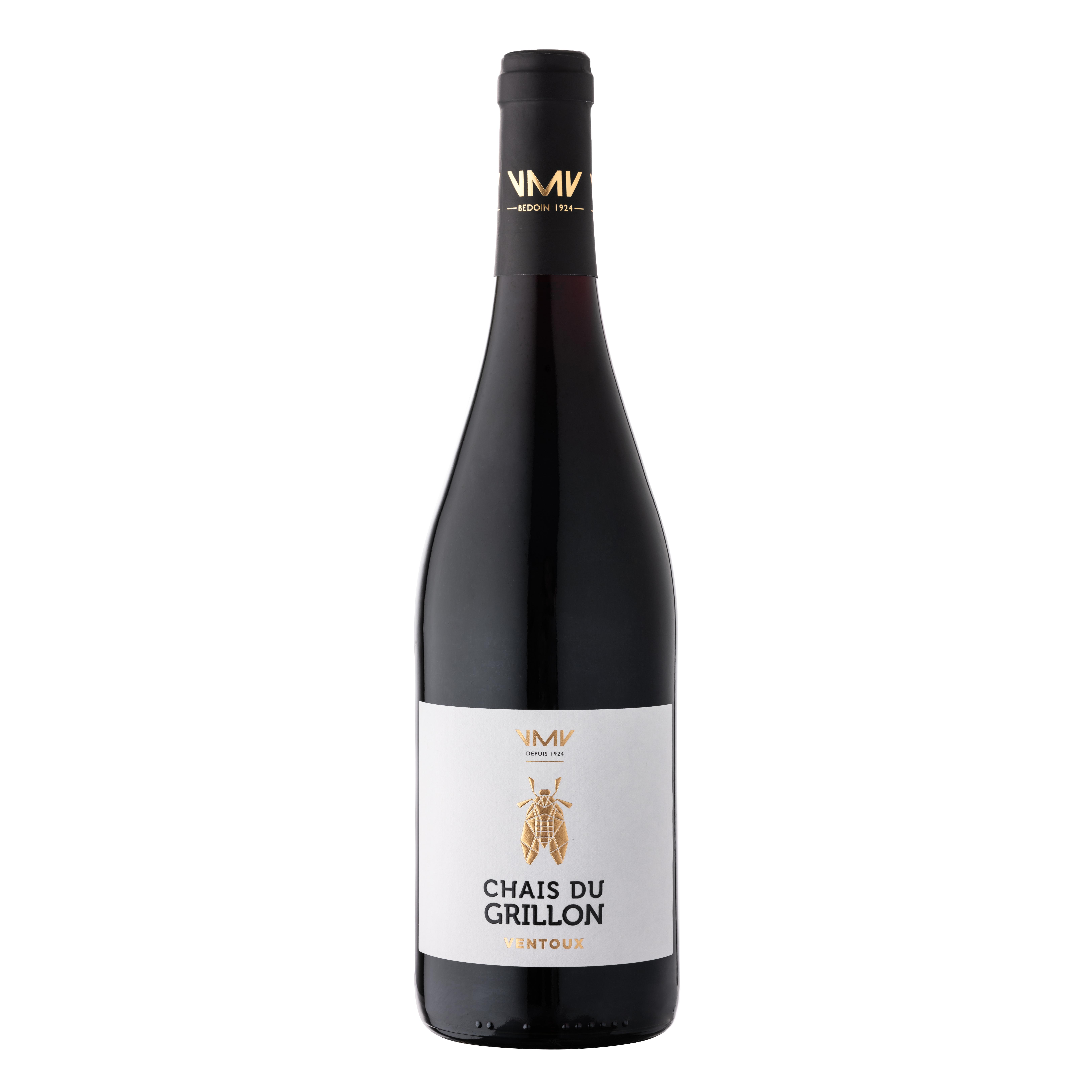 Voir la diapositive 2 : VENTOUX Vin rouge AOP Côtes-du-Ventoux Chais du Grillon 75cl