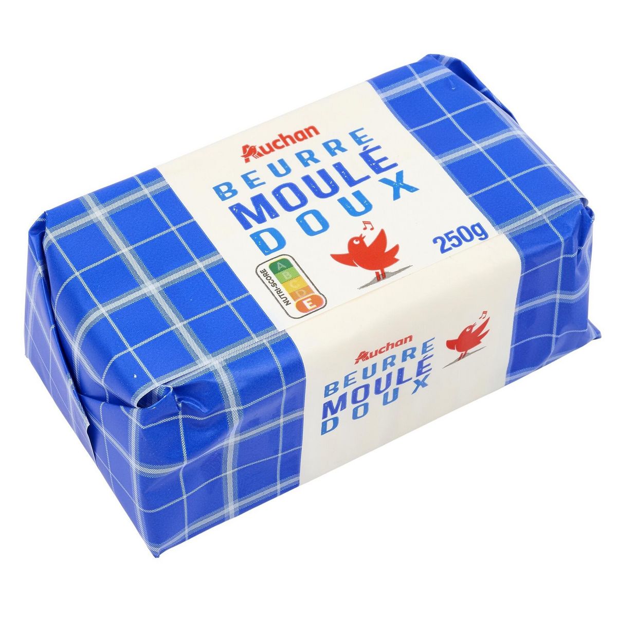 AUCHAN Beurre moulé doux 250g
