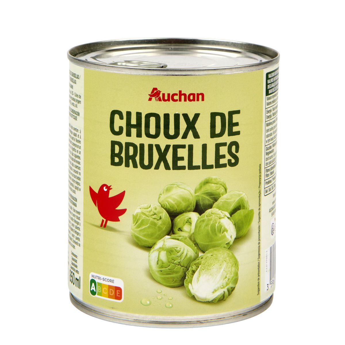 AUCHAN Choux de Bruxelles 530g
