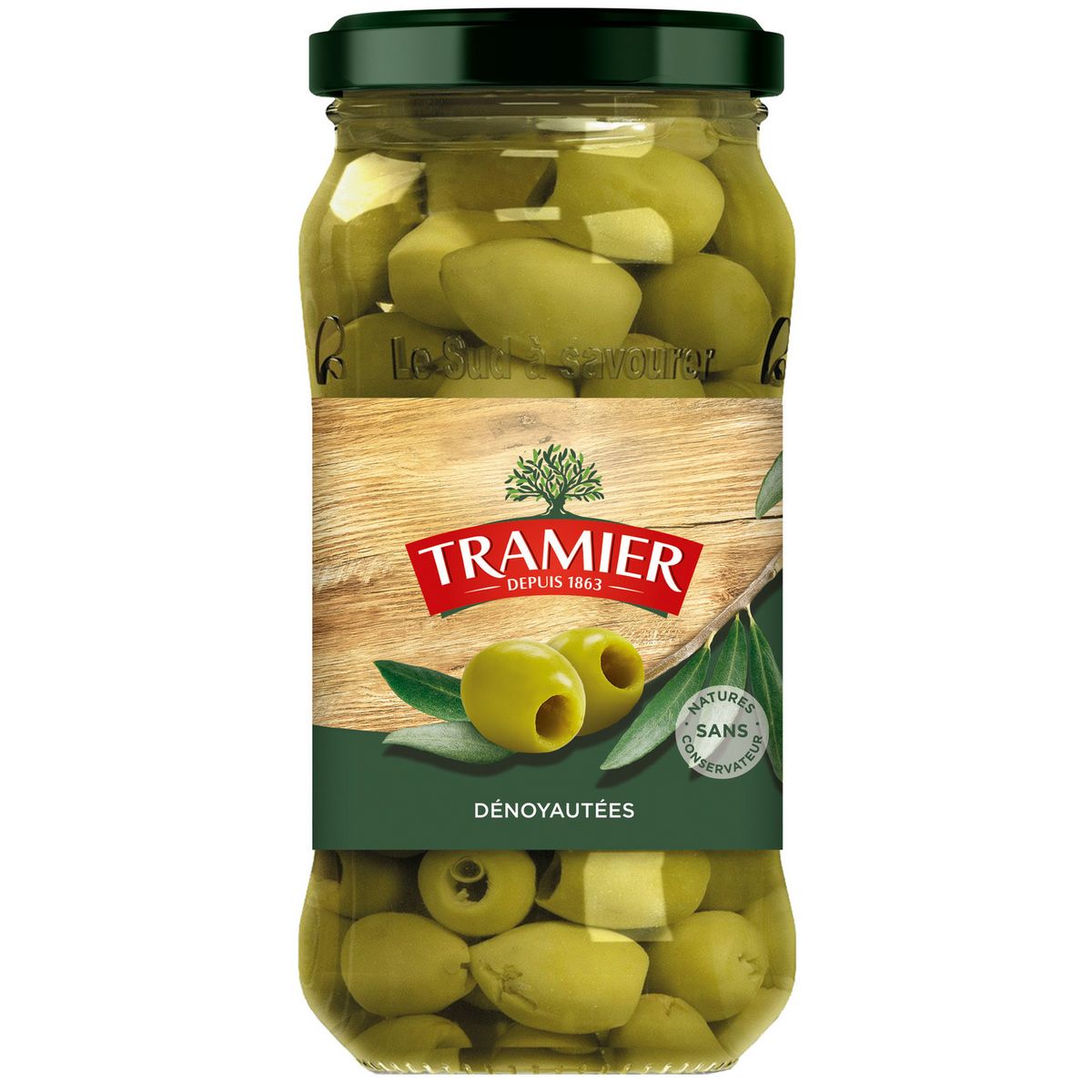 TRAMIER Olives vertes dénoyautées  260g