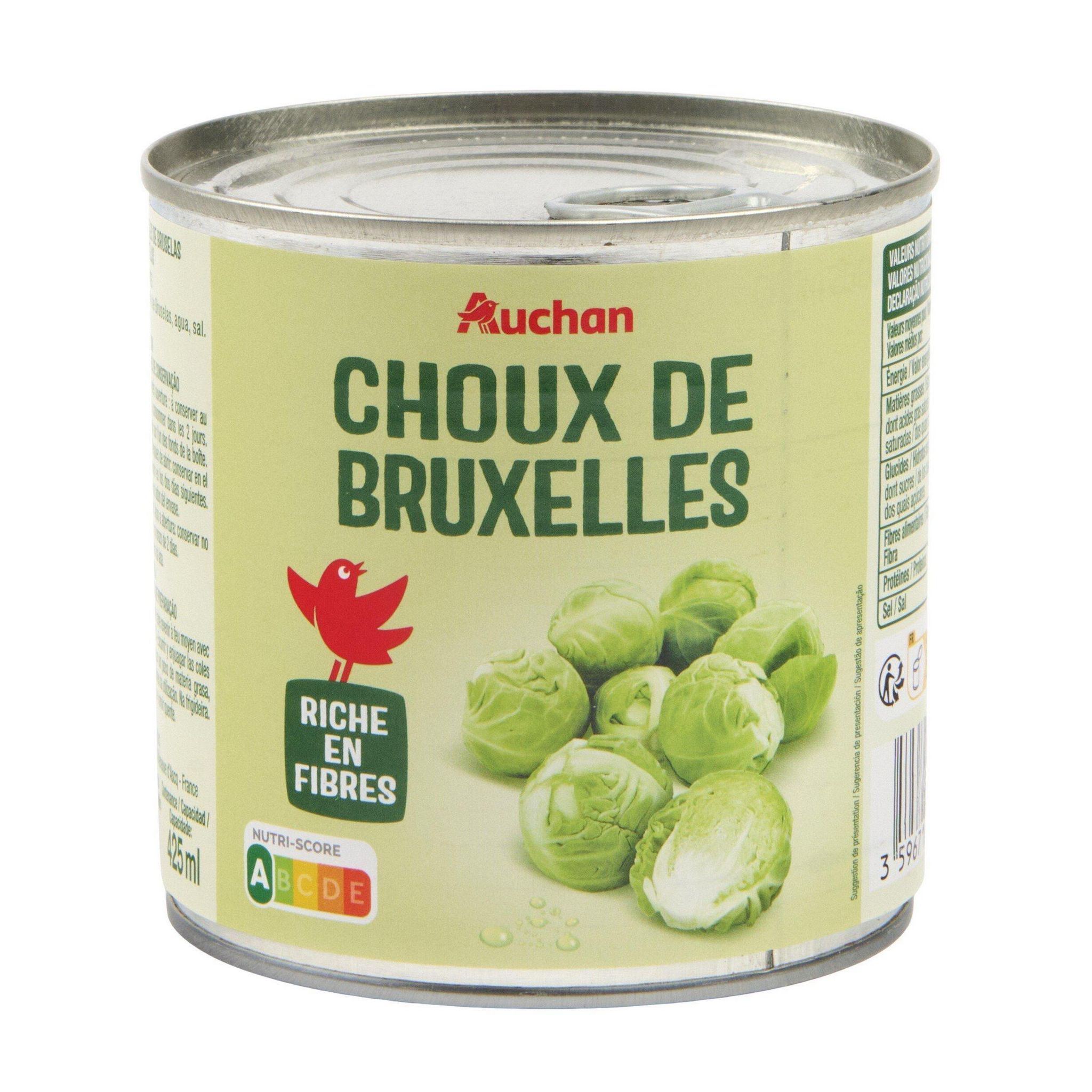 Voir la diapositive 4 : AUCHAN Choux de Bruxelles 265g