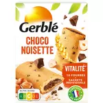 Gerblé GERBLE Biscuits fourrés choco noisettes sachets individuels