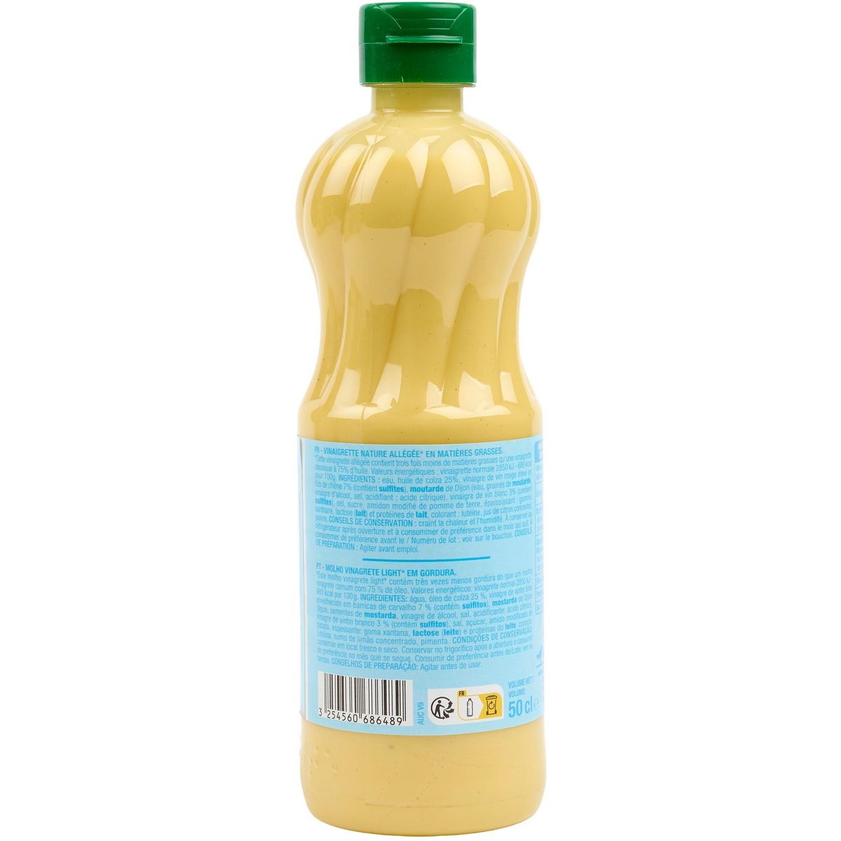 AUCHAN Vinaigrette allégée nature 50cl